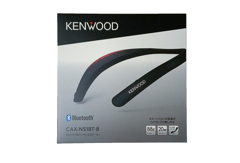 11202円 正規品 KENWOOD ケンウッド ウェアラブルネックスピーカー ワイヤレススピーカー ブラック CAX-NS1BT-B JVC